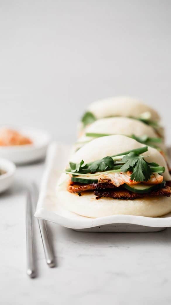 Spicy Korean Pork Belly Bao Bun Studio Baked