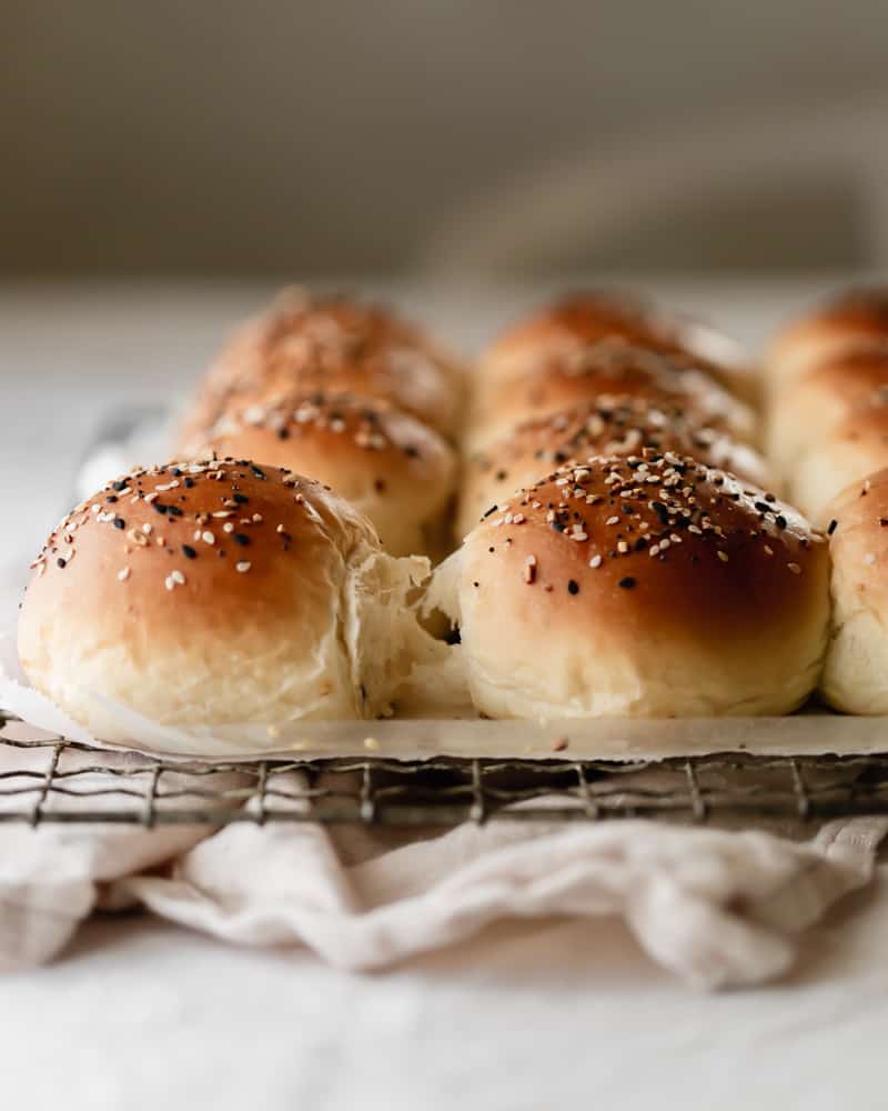 Japanese Milk Bread Dinner Rolls (Hokkaido Milk Bread) - Studio Baked