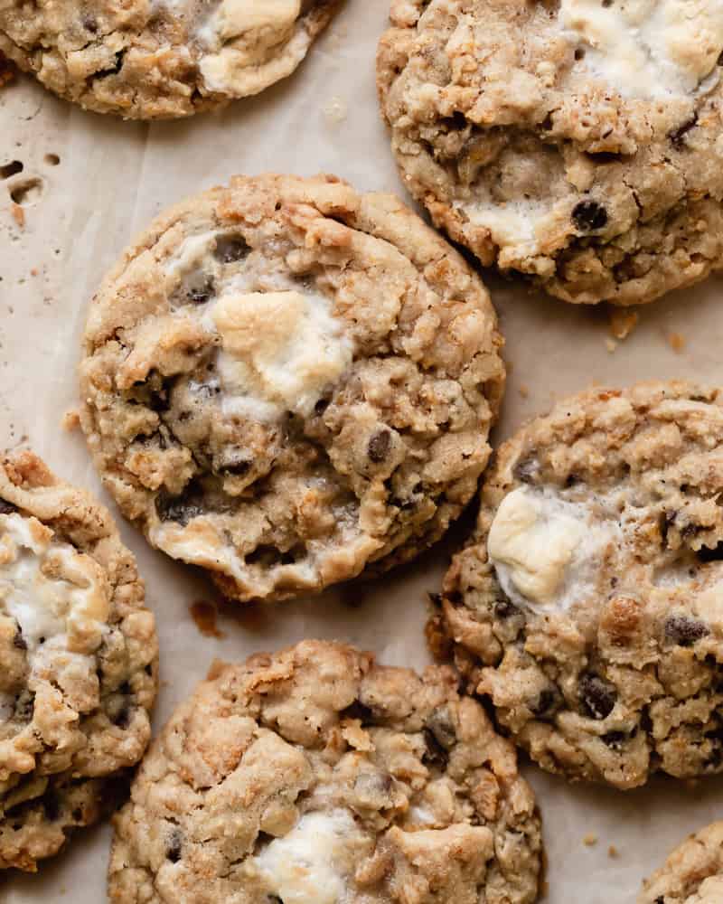 Milk Bar's Cornflake Chocolate Chip Candy Cane Cookies